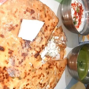 2 Stuffed Paneer Paratha
